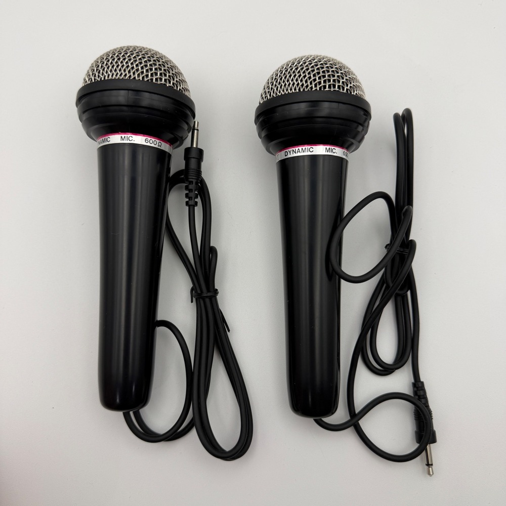 Gallant Dynamic Microphone Set of 2 Black Uni-Directional 600 Ohm 3.5mm